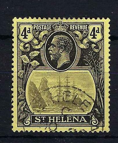 Image of St Helena SG 92d FU British Commonwealth Stamp